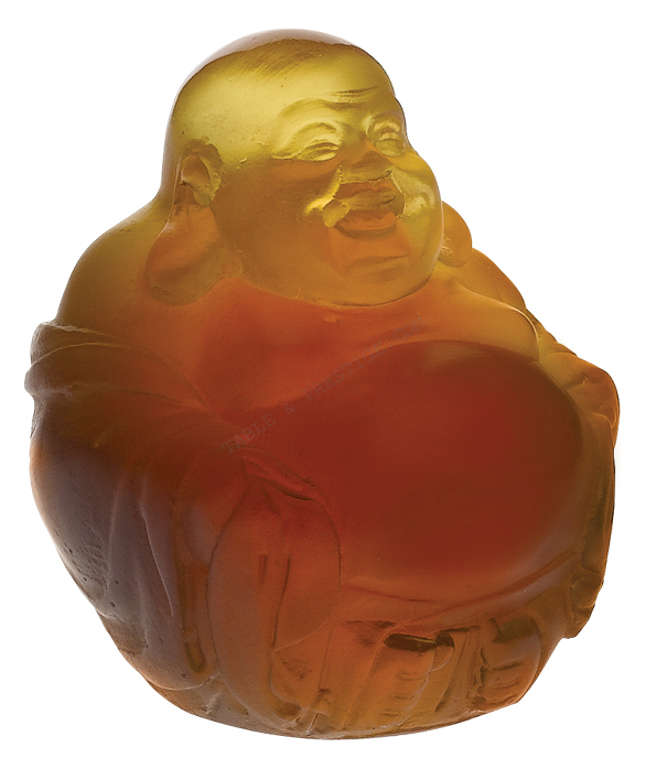 Little happy bouddha ambre - Daum